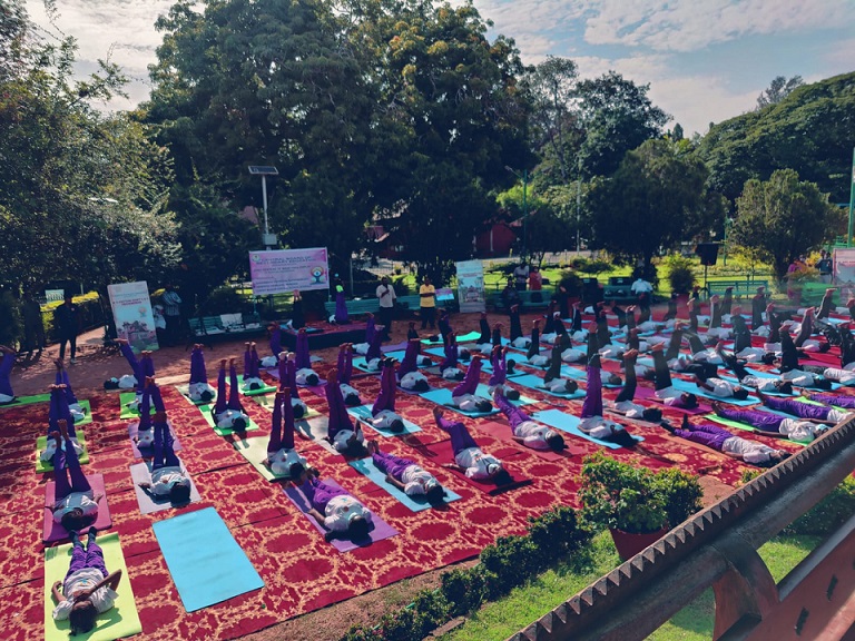 Proud Moment for SV -  International  Day of Yoga  (IDY) Celebrations
